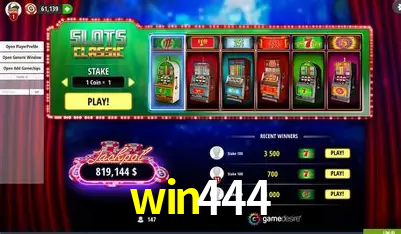 Descubra o Mundo do Cassino Online com win444